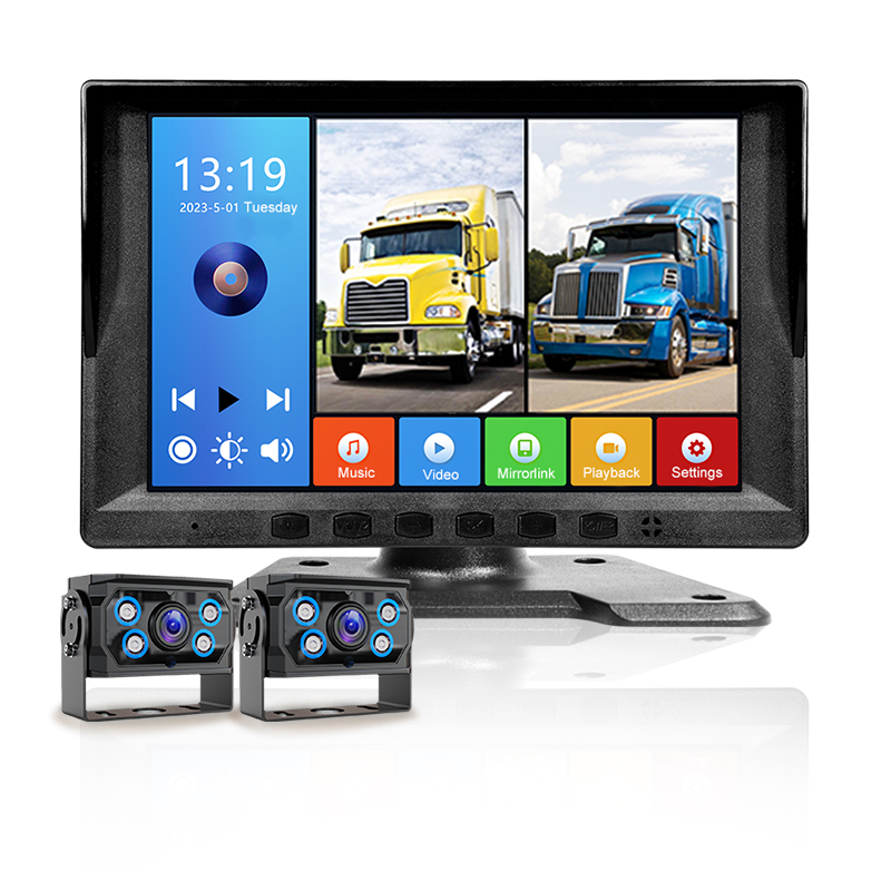 7 inch 2CH MP5 DVR+2PCS Camera