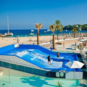 180 kw סין flowrider בטון מבנה לגלוש להפוך מכונה