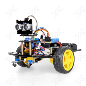 Tscin buny Multifunktions-2WD-Smart-Roboter-Auto-Kit Ultraschall-Hindernis vermeidung und Black-Line-Tracking-Roboter-Kit für Arduino - Product Image 4