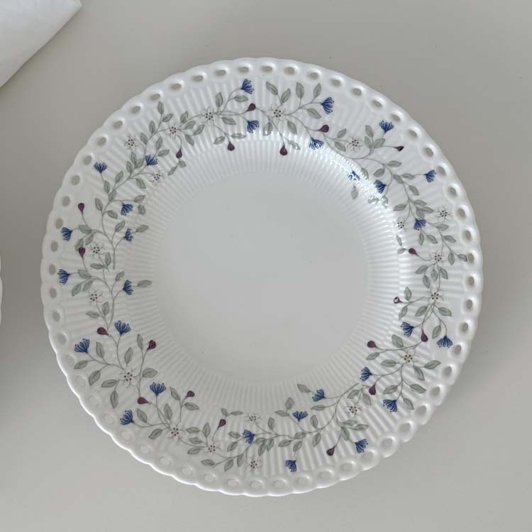 assiette blanche
