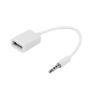 Factory Car MP3 3,5mm macho AUX Audio Plug Jack a USB 2,0 hembra convertidor Cable de auriculares Cable PVC para coche - Product Image 1