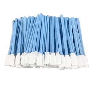 Tek kullanımlık steril Solvent dikdörtgen temizlik çubukla endüstriyel Polyester swablar yazıcılar için - Product Image 1