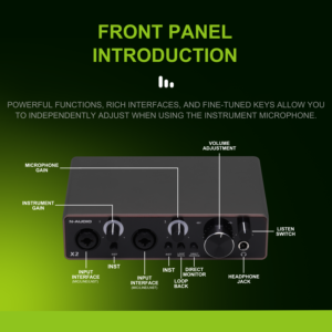Профессиональная звукозаписывающая USB-карта X2 - Product Image 3
