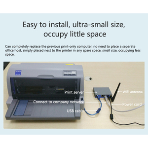 Server di stampa Wireless PS2021 con 2 porte USB per stampante domestica da ufficio condividi server di stampa server wifiprint wifi