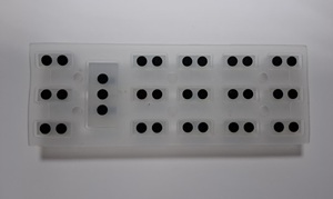 Pannello di controllo elettronico tastiera in gomma matrice stampi numerici tastiera pulsante di controllo per Controller - Product Image 2