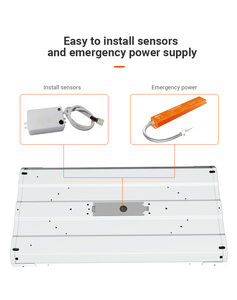 ไฟ LED ทรงสูงแบบเส้นตรงขนาด4000K-5700K 120W 200W 140lm/w >0.9 pF อะลูมิเนียม - Product Image 5