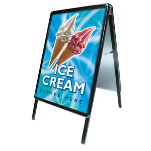 双面A-frame Snap Open标牌A1广告海报展示板支架A框架 - Product Image 2