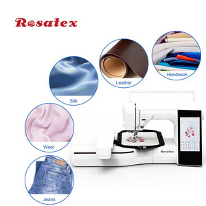 RS-767 domestica multifunzione automatica in pelle elettrica portatile per uso domestico mini macchina da cucire macchine da ricamo