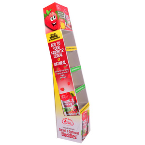 Wellpappe Pop Karton Schokolade Boden stehend Display Stand Rack Regale Lebensmittel Kartoffel Snack Karton Display - Product Image 6