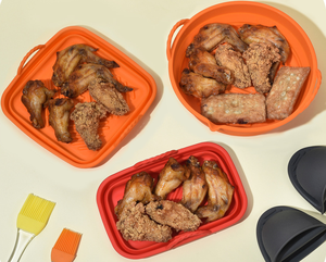 New Hit air Fryer Silicone Inner Pan for Home Use, Heat Resistant and <strong>Easy</strong> to Clean Silicone Pad. - Product Image 6