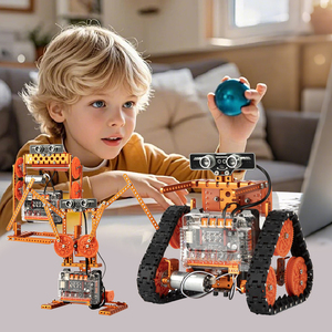 Bildungs ausrüstung Smart Coding 6 in 1 Robotik Auto programmier bar ESP32 Micro bit STEM Diy Robotics Kit Ausbildung für Studenten
