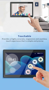 Anjielo Smart 1080P FHD fotocamera a colori e Touch Screen interfono Video a 2 linee con ingresso sicuro tramite Password e scheda IC - Product Image 2