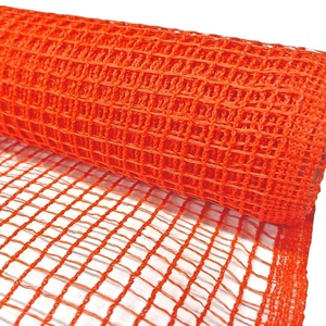 Red de plástico de HDPE virgen 100% naranja, seguridad de construcción/andamio/escombros/red de malla de andamio - Product Image 6