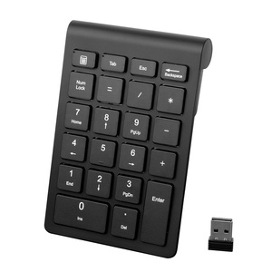 Teclado numérico inalámbrico Bluetooth 22 teclas Mini teclado numérico para portátil, escritorio, PC 280mAh batería de litio