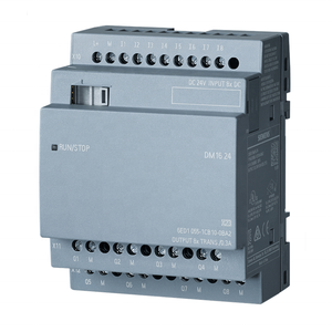 シーメンスPLCロゴ! ロゴ用DM16 24! 8 PLC拡張モジュールデジタル入出力モジュール6ED1055-1CB10-0BA2 - Product Image 1