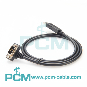 สายเคเบิลอะแดปเตอร์แบบอนุกรมสำหรับ RS232 USB เป็น DB9แบบอุตสาหกรรมใช้ทำมุมได้90องศาสำหรับแล็ปท็อป Serial Port PDA โมเด็มเราเตอร์และอื่นๆ - Product Image 3