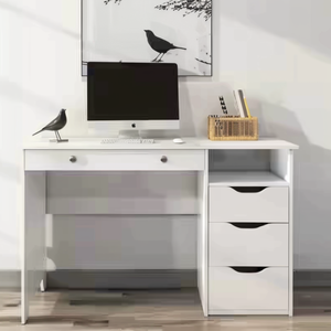 Escritorio de oficina minimalista moderno mesa de ordenador multifuncional para uso doméstico y de oficina