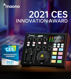 MAONOCASTER All-In-One Podcast Production Studio with Condenser Mic and Headphones <strong>Audio</strong> Interface for Live Streaming Sound Card - Product Image 2