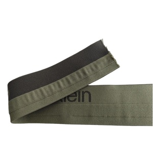 Fábrica de correas personalizadas Banda elástica con canal para dibujar cuerdas cinta elástica cintura para pantalones de ropa - Product Image 4