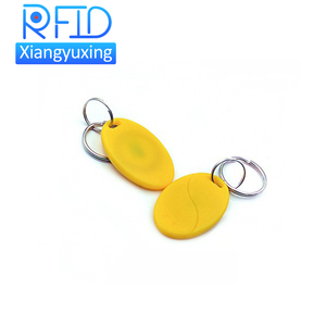 ロゴ刻印識別キーフォブ13.56mhz NFC LF 125khzアクセスID制御用のプログラム可能なrfidキー - Product Image 5