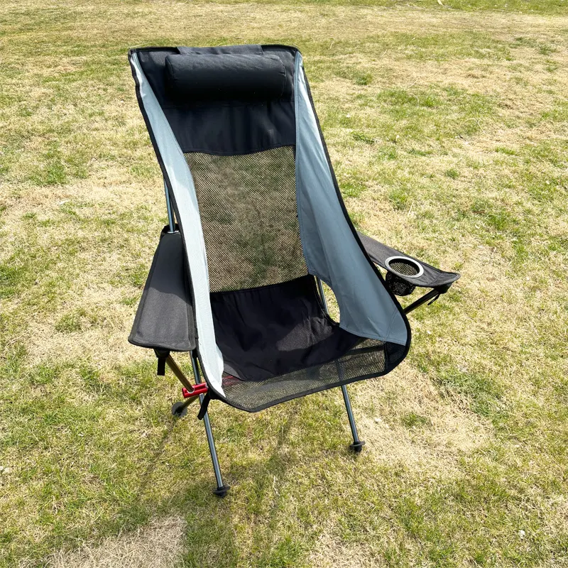 Nuevo diseño de fábrica Oem al aire libre Heavy Duty Lounge Beach Lawn Canvas Reclinable Relax Asientos plegables Silla para acampar