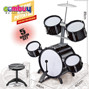 เครื่องดนตรีของเล่นเด็ก89เซนติเมตรแจ๊สชุดเพลงกลองของเล่นที่มีเก้าอี้ - Product Image 3