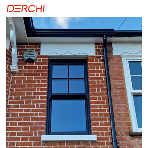Customizable Double Hung <strong>Sash</strong> <strong>Window</strong> Aluminum Single-Hung <strong>Windows</strong> in Black Vertical up Down Sliding <strong>Windows</strong> - Product Image 2