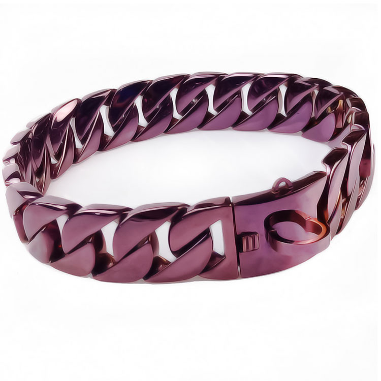 Collar púrpura claro