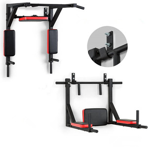Yüksek kalite 5 in 1 Pull Up Bar paralel barlar çok fonksiyonel duvar monte Up Bar vücut geliştirme için spor Fitness - Product Image 4