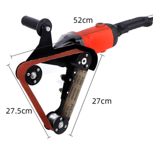 Mini Stainless Steel <strong>Belt</strong> <strong>Sanding</strong> <strong>Machine</strong> for Angle Grinder for Round <strong>Metal</strong> Descaling
