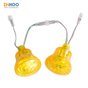 Amus 24v outdoor address ucs1903 rgb led smart pixel lamp 60mm cabochon program lighting per amusement rids - Product Image 2