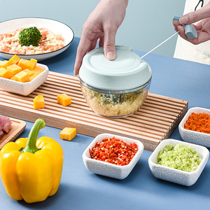 手串拉蔬菜切碎机捣碎器食品肉类蔬菜大蒜切碎机 - Product Image 5
