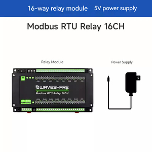 WaveShare <strong>Modbus</strong> RTU 8/16/32 Relay <strong>Module</strong> Industrial RS485 Interface with Isolation Protection