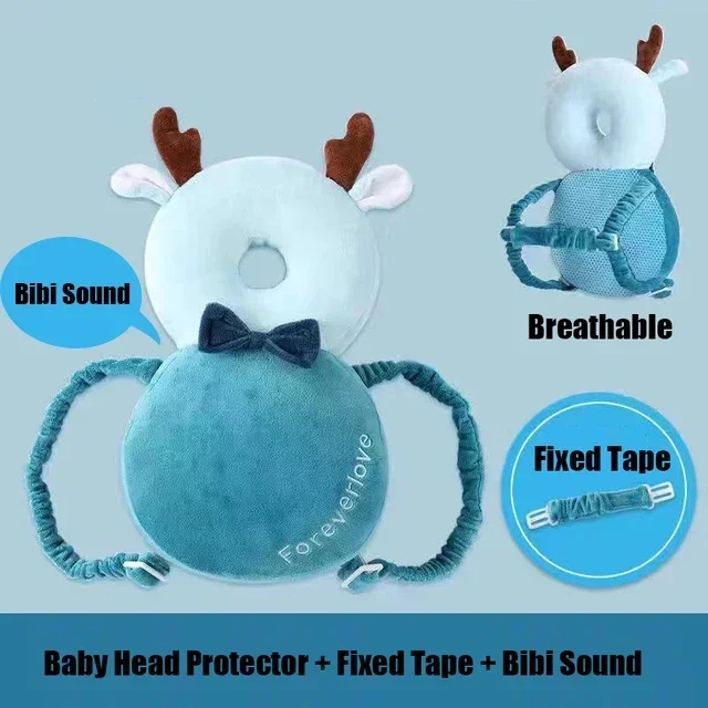 Peluche bleue 34cm