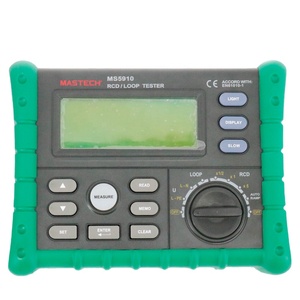 MASTECH MS5910 RCD/döngü direnç test aleti devre açma çıkış akımı/zaman dedektörü USB arayüzü ile ölçüm aralığı 0.1 ~ 2000 Ohm - Product Image 1