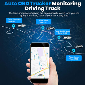 Versión Global GPS Tracker APP gratuita tarjeta SIM gratis plataforma en línea Mini juego de enchufe OBD OBD2 rastreador de GPS del coche de 2G escáner de diagnóstico