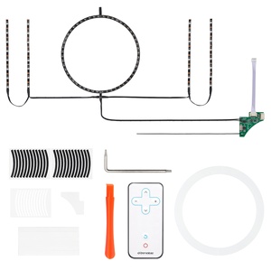 Aşırı 7 renk 39 etkileri Xbox serisi S konsolu için RGB LED ışık şerit IR uzaktan ile Fan havalandırma - Product Image 3