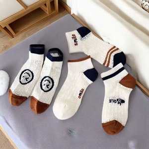Custom Logo Patterned Cartoon <strong>Socks</strong> Thin Knitted Designer <strong>Socks</strong> with Crew Length Anti-Bacterial Feature for Summer-Wholesale - Product Image 3
