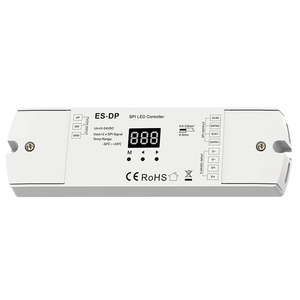 Heißer ES-DP 5-24VDC Dual Push Button SPI <span class=keywords><strong>Controller</strong></span> Dual Push Button Eingang <span class=keywords><strong>RGB</strong></span> oder White Light SPl LED <span class=keywords><strong>Controller</strong></span> für LED-Licht