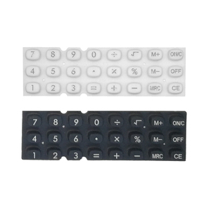 Teclado de goma de silicona Multicolor Impresión de pantalla personalizada Electrodomésticos Teclado de silicona Tamaño personalizado - Product Image 4