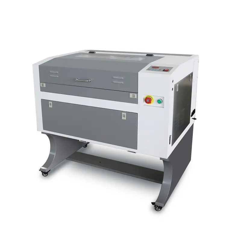 Máquina de corte de gravura a laser co2, popular, 4060/9060, cnc 50w 60w 80w 100w, gravador, preço 40*60 cm