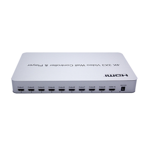 High Quality 4K <strong>HDMI</strong> Video Wall Processor with 3x3 2x2 1x2 <strong>Outputs</strong> Metal <strong>HDMI</strong> &amp; USB Controller 1 <strong>HDMI</strong> <strong>Input</strong> &amp; 12V <strong>Input</strong> - Product Image 3