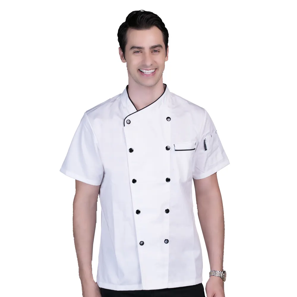 Uniformi della giacca del cuoco unico di Sushi degli indumenti da lavoro su ordinazione della cucina dell'oem del rifornimento della fabbrica altra uniforme