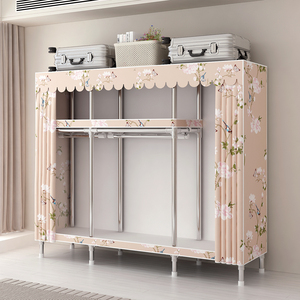 Simple Clothes Rack Large Capacity Foldable Wardrobe Non-Woven Fabrics Portable Wardrobe Wholesale Storage Closet
