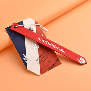 Etiqueta colgante personalizada de alta calidad, etiqueta de lujo biodegradable personalizada, etiqueta de perfume en relieve grueso para ropa, etiqueta colgante personalizada con cuerda - Product Image 2