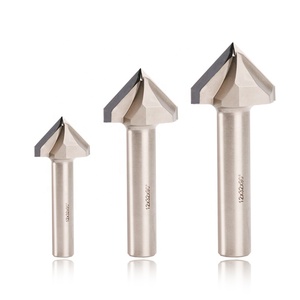 <strong>PCD</strong> Diamond/Carbide CNC Engraving Tools Router Bits V Shape for Wood CNC Milling <strong>Cutter</strong> - Product Image 2