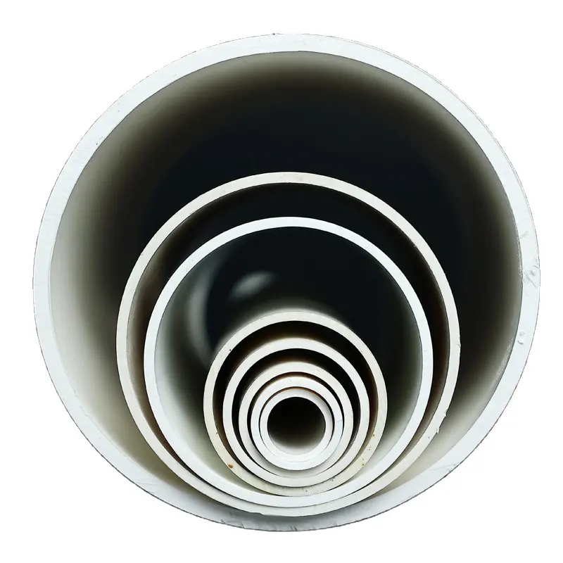 DianHuai-tubo de plástico blanco para suministro de agua y drenaje, tubería de PVC de 12, 16 y 20 pulgadas de diámetro, gran oferta, 2021