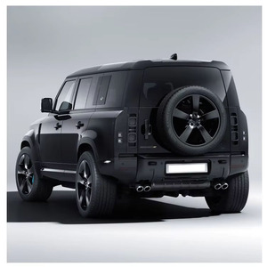 Ön ve arka tamponlar yan etek yükseltme 20 modelleri yükseltilmiş Defender 007 Land Rover için sınırlı sayıda siyah vücut kiti - Product Image 4