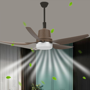 Ce 30 inch 5 Blades E27 ổ cắm <span class=keywords><strong>fan</strong></span> hâm mộ ánh sáng ứng dụng điều khiển thông minh stepless Dimmable dẫn bóng đèn ổ cắm quạt trần với ánh sáng và từ xa - Product Image 3