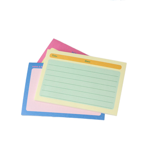 OEM Custom Sticky Notes Text for Business Office School Logo Custom Note Pads 50 100 Sheets Pack <strong>Notepad</strong> to Do List Memo Pads - Product Image 1